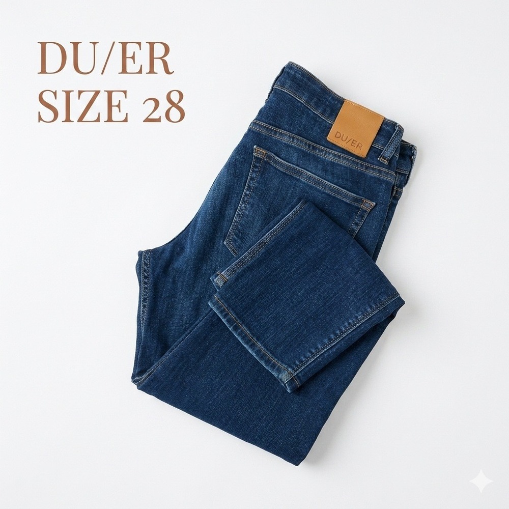 DU/ER Gorpcore Performance‎ Slim Straight Denim Jeans Women Size 28